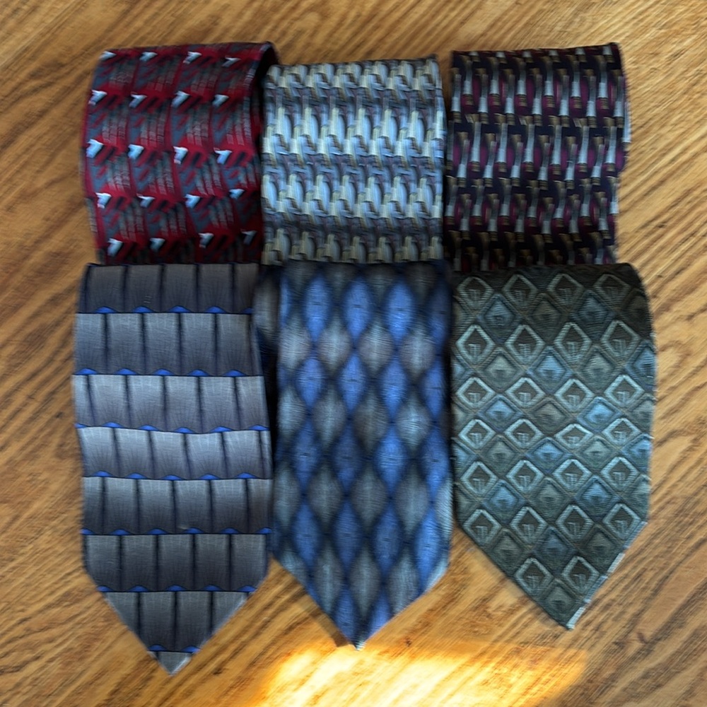 Jerry Garcia and Grateful Dead Ties. Lot of 6.